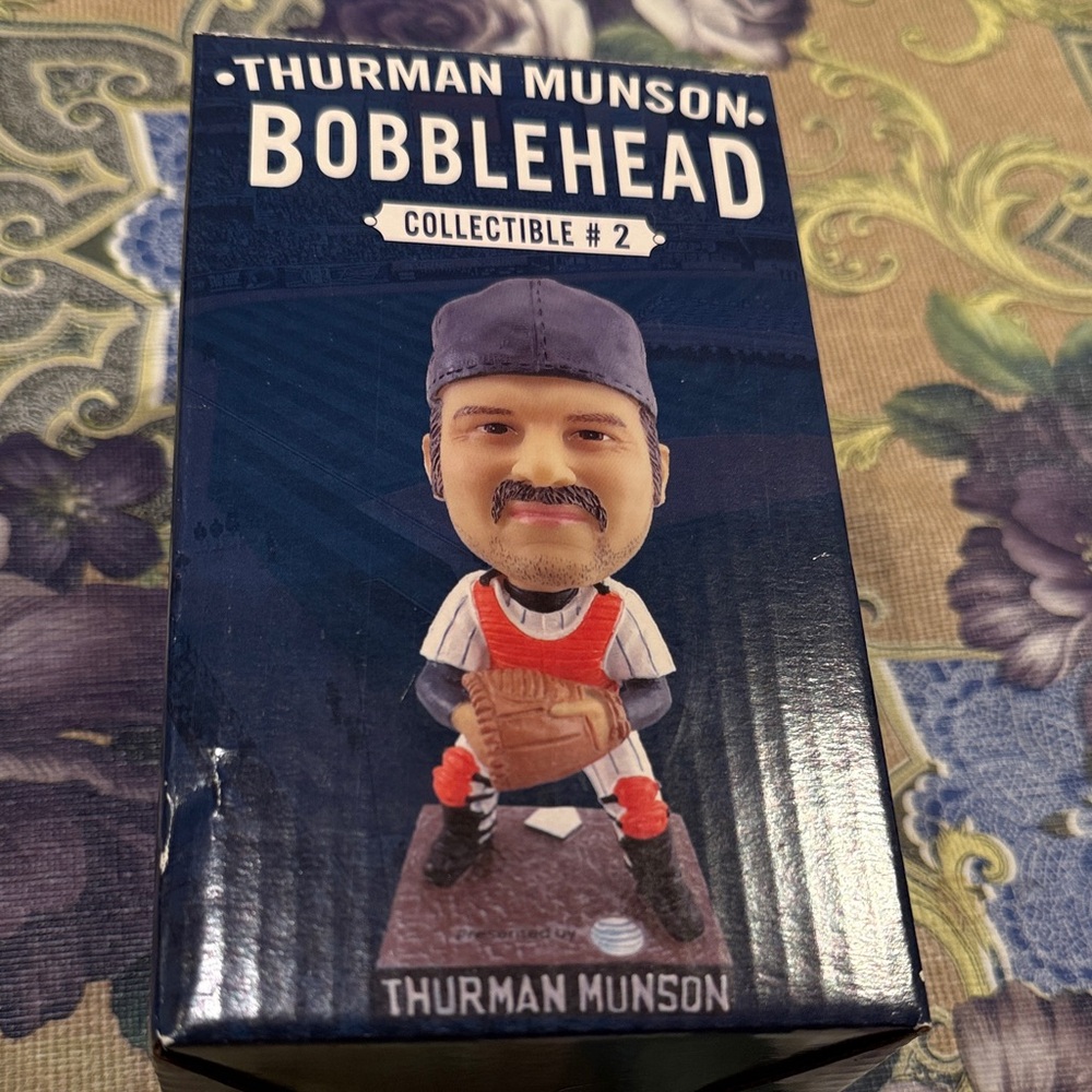 MLB Thurman Munson Bobblehead - Blue and Red